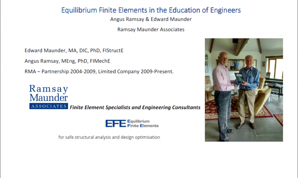 RMA Presentation at NAFEMS UK Conference