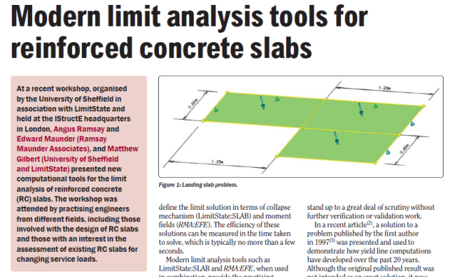 July Issue of Concrete publishes RMA's article 
