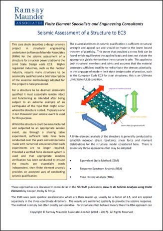 Seismic Assessment of a Structure to EC3