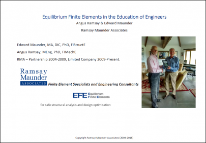 EFE in the Education of Engineers